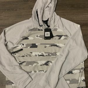 NWT Men’s white/grey camo XXL Nike hoodie